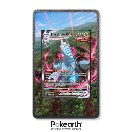 Duraludon VMAX 220/203 - Custodia con Artwork Esteso per Carte Pokémon - Display Case Extended Artwork Pokearth