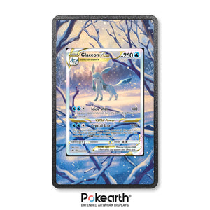 Glaceon V ASTRO GG40/GG70 - Custodia con Artwork Esteso per Carte Pokémon - Display Case Extended Artwork Pokearth