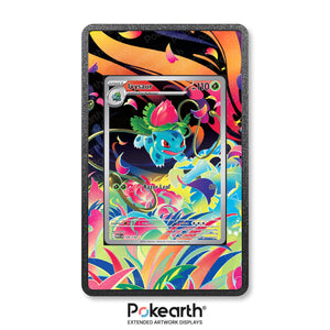 Ivysaur 134/132 - Custodia con Artwork Esteso per Carte Pokémon - Display Case Extended Artwork Pokearth