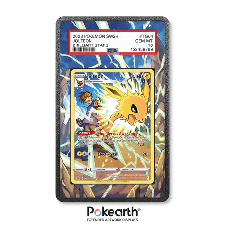 Jolteon TG04/TG30 - Graded Card Extended Artwork Display Case - Display Case Extended Artwork Pokearth