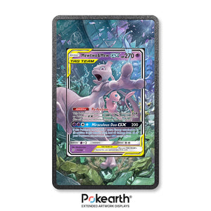Mewtwo & Mew GX 71/236 - Custodia con Artwork Esteso per Carte Pokémon - Display Case Extended Artwork Pokearth