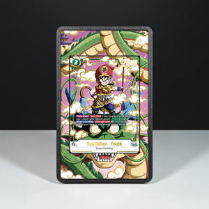 Son Gohan : Youth FB03-139 - Custodia con Artwork Esteso per Carte Dragon Ball - Display Case Extended Artwork Pokearth