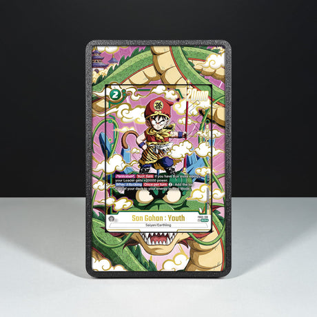 Son Gohan : Youth FB03-139 - Custodia con Artwork Esteso per Carte Dragon Ball - Display Case Extended Artwork Pokearth
