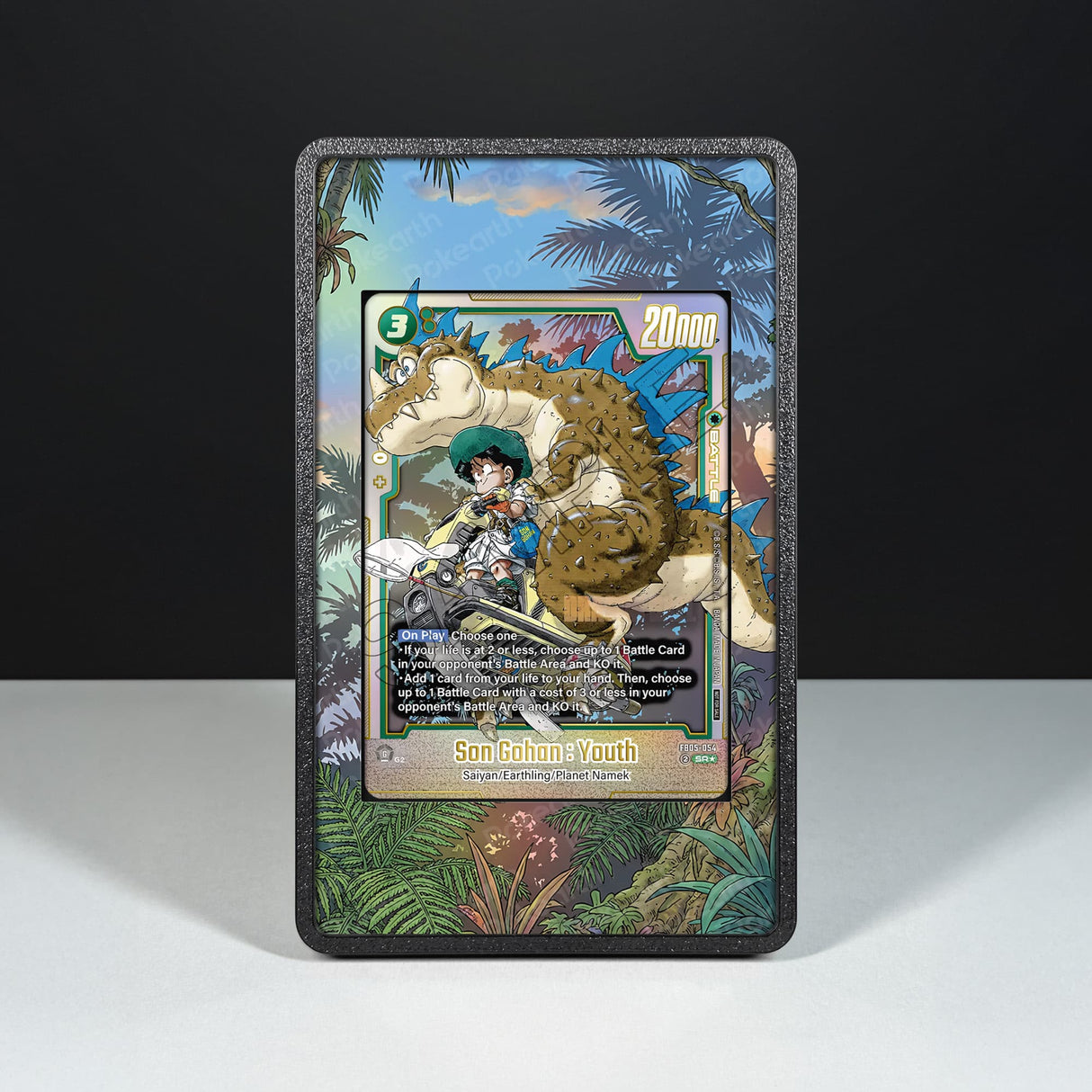 Son Gohan : Youth FB05-054 - Custodia con Artwork Esteso per Carte Dragon Ball - Display Case Extended Artwork Pokearth