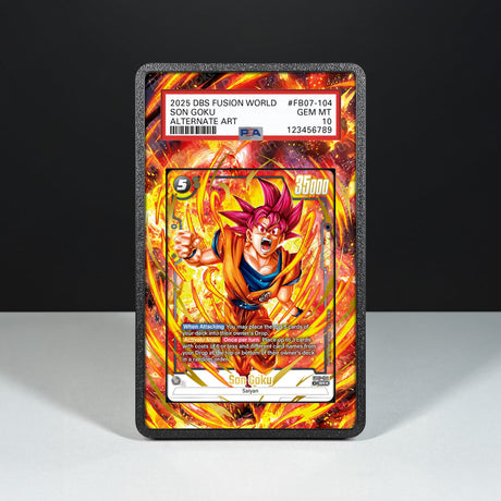 Son Goku FB07-104 - Graded Card Extended Artwork Display Case - Display Case Extended Artwork Pokearth