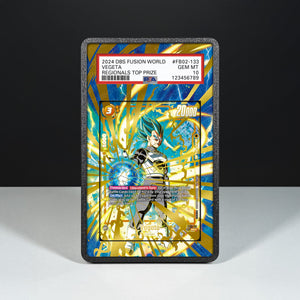 Vegeta FB02-133 - Graded Card Extended Artwork Display Case - Display Case Extended Artwork Pokearth
