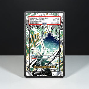 Dead Man's Game OP12-037 - Custodia con Artwork Esteso per Carte Gradate - Display Case Extended Artwork Pokearth