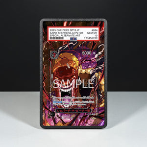 St. Shepherd Ju Peter OP13-084 - Custodia con Artwork Esteso per Carte Gradate - Display Case Extended Artwork Pokearth