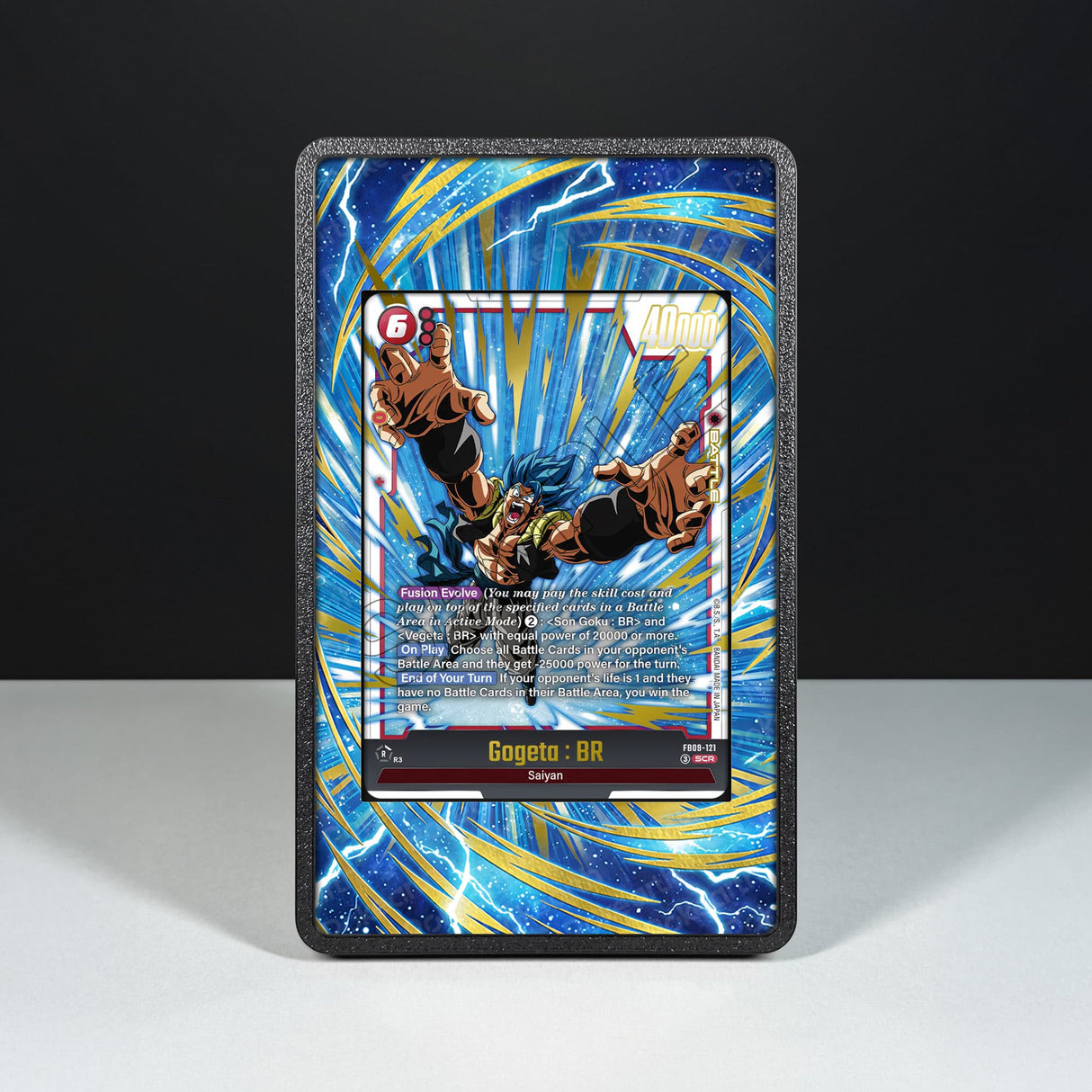 Gogeta : BR FB09-121 - Custodia con Artwork Esteso per Carte Dragon Ball - Display Case Extended Artwork Pokearth