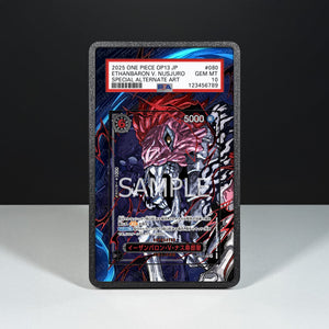 St. Ethanbaron V. Nusjuro OP13-080 - Custodia con Artwork Esteso per Carte Gradate - Display Case Extended Artwork Pokearth