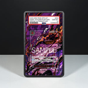 St. Jaygarcia Saturn OP13-083 - Custodia con Artwork Esteso per Carte Gradate - Display Case Extended Artwork Pokearth