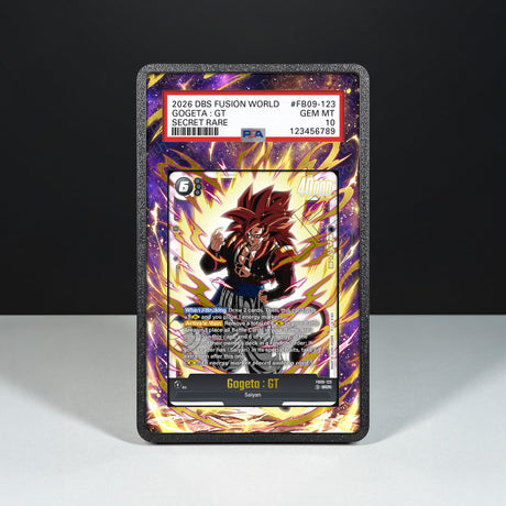 Gogeta : GT FB09-123 - Graded Card Extended Artwork Display Case - Display Case Extended Artwork Pokearth