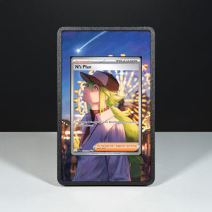 Piano di N 170/086 - Custodia con Artwork Esteso per Carte Pokémon - Display Case Extended Artwork Pokearth