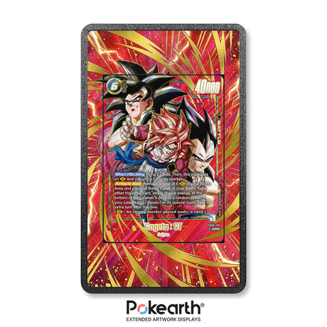 Gogeta : GT FB09-123 - Custodia con Artwork Esteso per Carte Dragon Ball - Display Case Extended Artwork Pokearth
