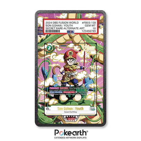 Son Gohan : Youth FB03-139 - Graded Card Extended Artwork Display Case - Display Case Extended Artwork Pokearth