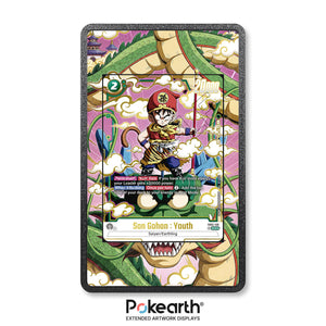 Son Gohan : Youth FB03-139 - Custodia con Artwork Esteso per Carte Dragon Ball - Display Case Extended Artwork Pokearth
