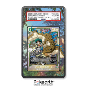 Son Gohan : Youth FB05-054 - Graded Card Extended Artwork Display Case - Display Case Extended Artwork Pokearth