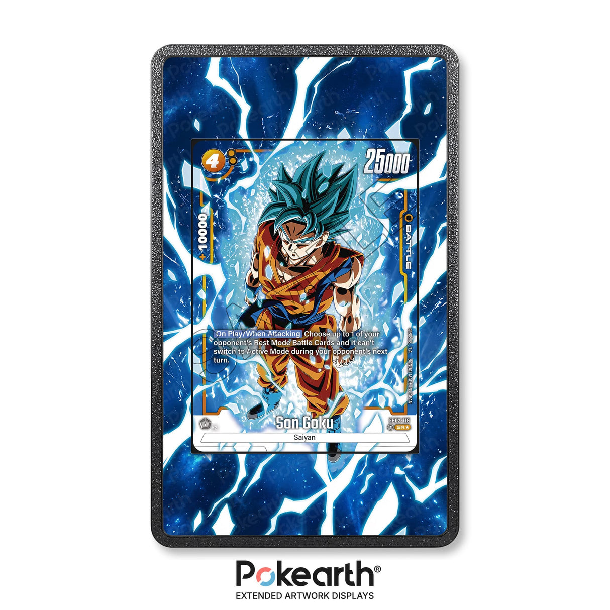 Son Goku FB02-119 - Custodia con Artwork Esteso per Carte Dragon Ball - Display Case Extended Artwork Pokearth