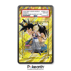 Gogeta : BR FB09-122 - Graded Card Extended Artwork Display Case - Display Case Extended Artwork Pokearth