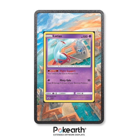 Latias SM 87 - Custodia con Artwork Esteso per Carte Pokémon - Display Case Extended Artwork Pokearth