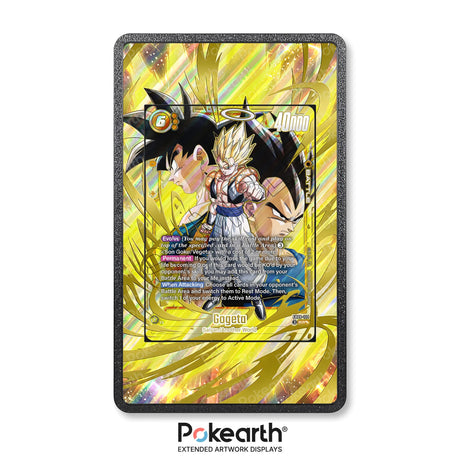 Gogeta : BR FB09-122 - Custodia con Artwork Esteso per Carte Dragon Ball - Display Case Extended Artwork Pokearth
