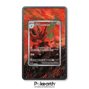 Scizor 205/197 - Custodia con Artwork Esteso per Carte Pokémon - Display Case Extended Artwork Pokearth
