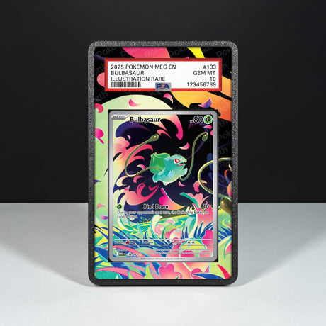 Bulbasaur 133/132 - Graded Card Extended Artwork Display Case - Display Case Extended Artwork Pokearth