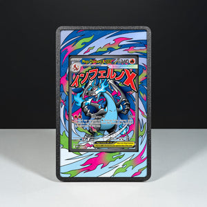 Mega Charizard X ex MEP 023 - Custodia con Artwork Esteso per Carte Pokémon - Display Case Extended Artwork Pokearth