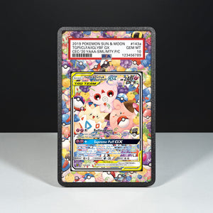 Togepi & Cleffa & Igglybuff GX 143a/236 - Graded Card Extended Artwork Display Case - Display Case Extended Artwork Pokearth