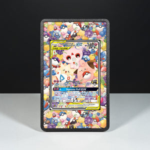 Togepi & Cleffa & Igglybuff GX 143a/236 - Custodia con Artwork Esteso per Carte Pokémon - Display Case Extended Artwork Pokearth