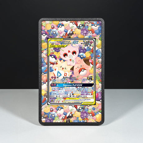 Togepi & Cleffa & Igglybuff GX 143a/236 - Custodia con Artwork Esteso per Carte Pokémon - Display Case Extended Artwork Pokearth