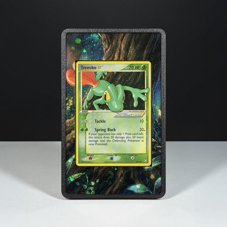 Treecko Gold Star 109/109 - Custodia con Artwork Esteso per Carte Pokémon - Display Case Extended Artwork Pokearth