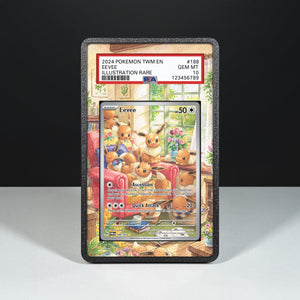 Eevee 188/167 - Graded Card Extended Artwork Display Case - Display Case Extended Artwork Pokearth