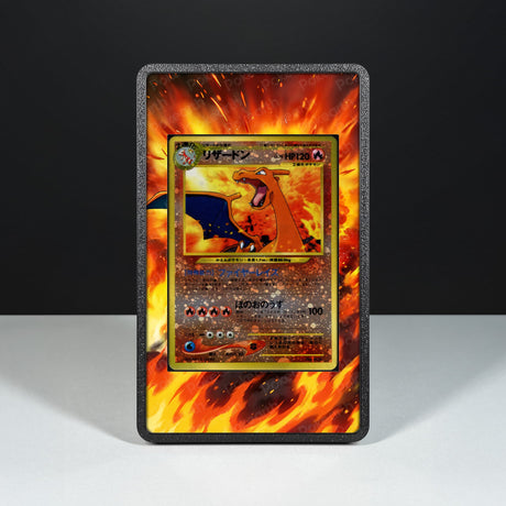 Charizard No. 006 - Custodia con Artwork Esteso per Carte Pokémon - Display Case Extended Artwork Pokearth