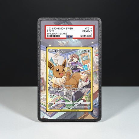 Eevee TG11/TG30 - Graded Card Extended Artwork Display Case - Display Case Extended Artwork Pokearth