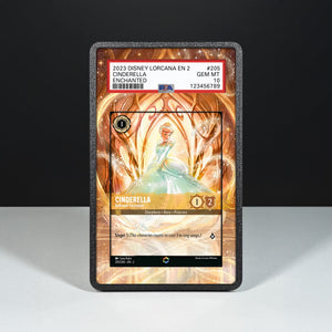 Cinderella - Ballroom Sensation 205/204 Enchanted - Custodia con Artwork Esteso per Carte Gradate - Display Case Extended Artwork Pokearth