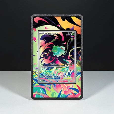 Bulbasaur 133/132 - Custodia con Artwork Esteso per Carte Pokémon - Display Case Extended Artwork Pokearth