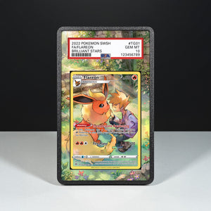 Flareon TG01/TG30 - Graded Card Extended Artwork Display Case - Display Case Extended Artwork Pokearth