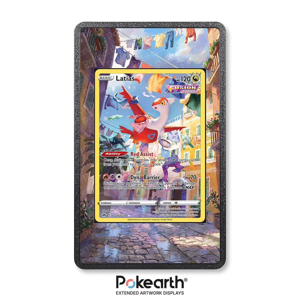 Latias GG20/GG70 - Custodia con Artwork Esteso per Carte Pokémon - Display Case Extended Artwork Pokearth