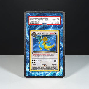 Dark Dragonite 5/82 - Graded Card Extended Artwork Display Case - Display Case Extended Artwork Pokearth