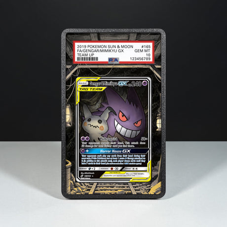 Gengar & Mimikyu GX 165/181 - Graded Card Extended Artwork Display Case - Display Case Extended Artwork Pokearth