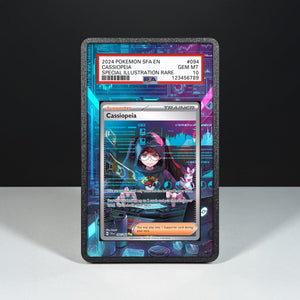 Cassiopeia 094/064 - Graded Card Extended Artwork Display Case - Display Case Extended Artwork Pokearth