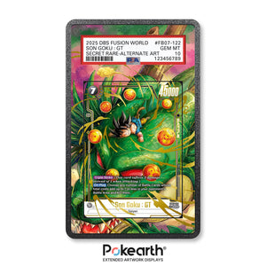 Son Goku : GT FB07-122 - Graded Card Extended Artwork Display Case - Display Case Extended Artwork Pokearth