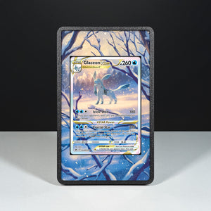 Glaceon V ASTRO GG40/GG70 - Custodia con Artwork Esteso per Carte Pokémon - Display Case Extended Artwork Pokearth