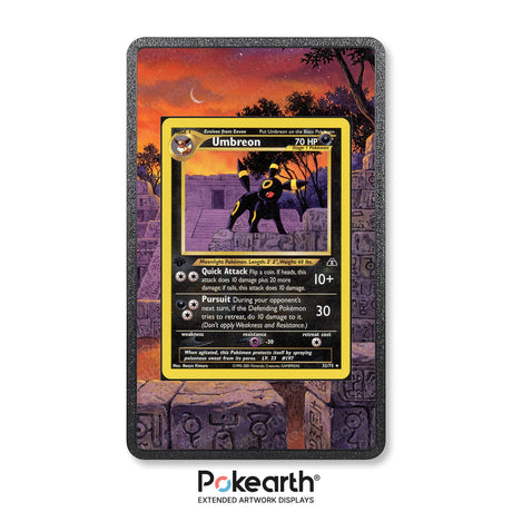 Umbreon 32/75 - Custodia con Artwork Esteso per Carte Pokémon - Display Case Extended Artwork Pokearth