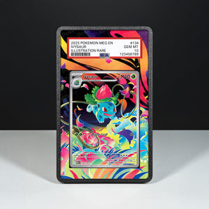 Ivysaur 134/132 - Graded Card Extended Artwork Display Case - Display Case Extended Artwork Pokearth