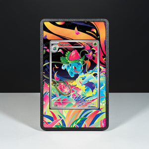 Ivysaur 134/132 - Custodia con Artwork Esteso per Carte Pokémon - Display Case Extended Artwork Pokearth