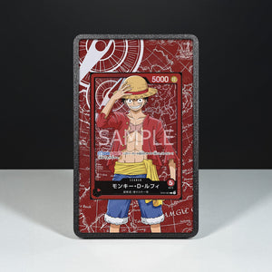 Monkey D. Luffy ST01-001 - One Piece Extended Artwork Display Case - Display Case Extended Artwork Pokearth