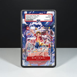 Monkey D. Luffy ST10-006 - Custodia con Artwork Esteso per Carte Gradate - Display Case Extended Artwork Pokearth