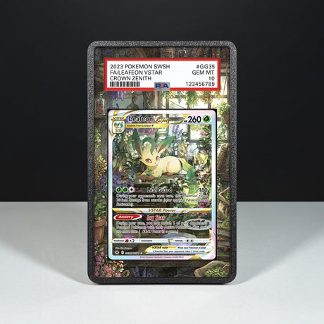 Leafeon VSTAR GG35/GG70 - Graded Card Extended Artwork Display Case - Display Case Extended Artwork Pokearth